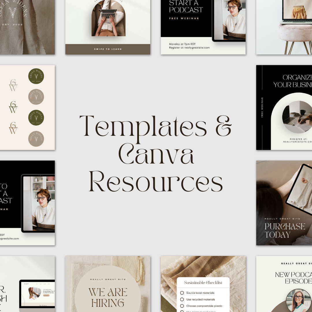 Templates & Canva Resources