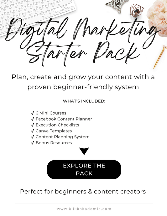 Digital Marketing Starter Pack – Social Media Content System